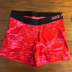 Nike pro workout shorts